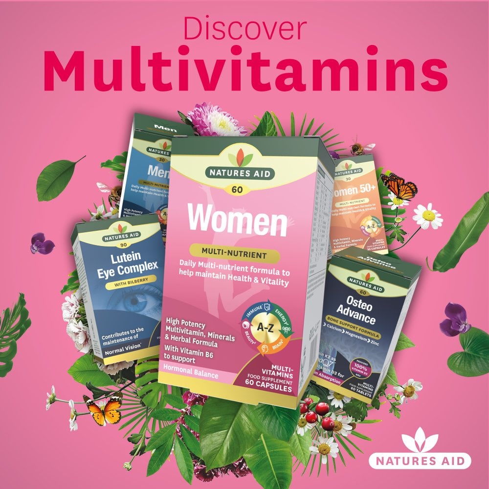 Natures Aid Women's Multi-Vitamins & Minerals 8