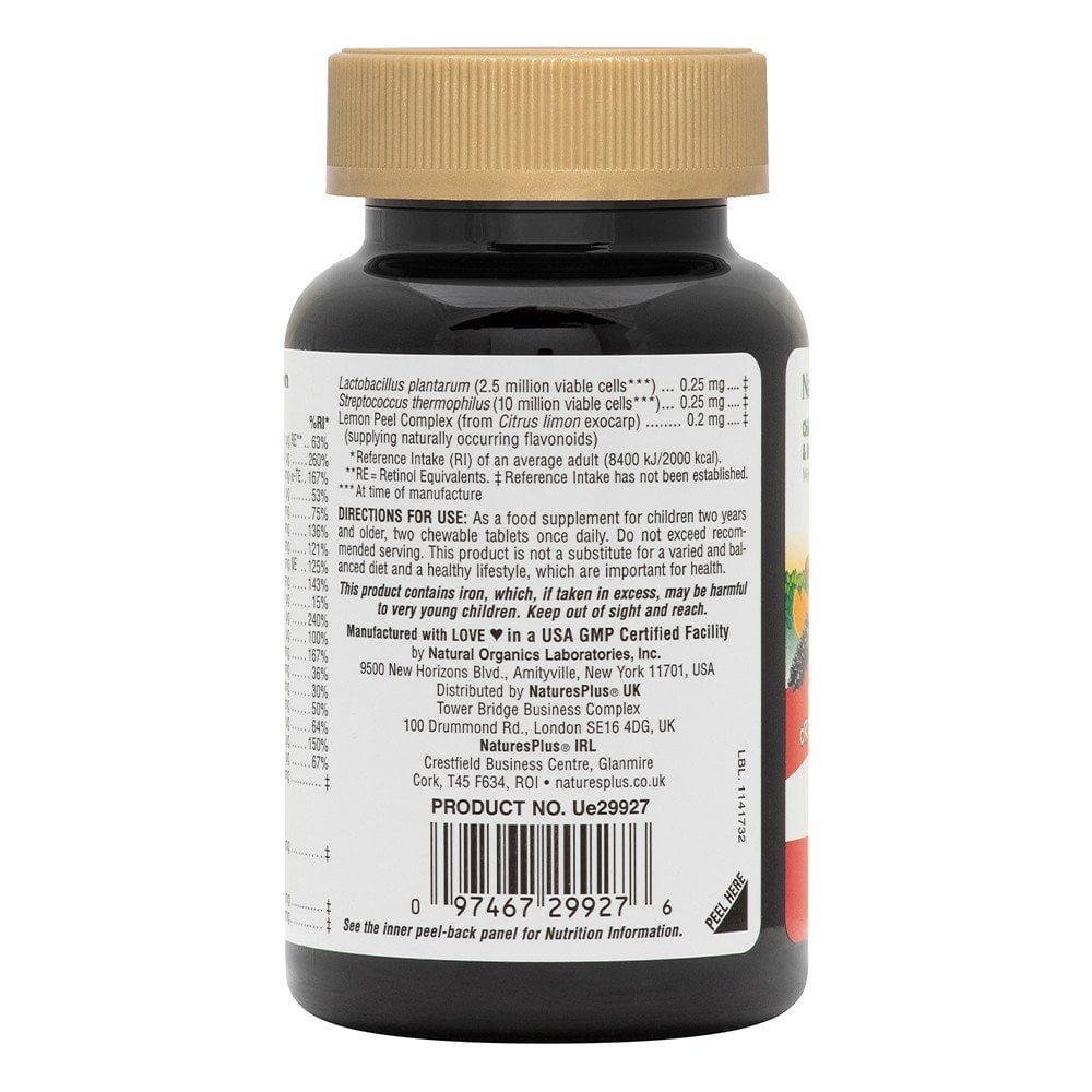 Nature's Plus Animal Parade GOLD Multivitamin for Children 6