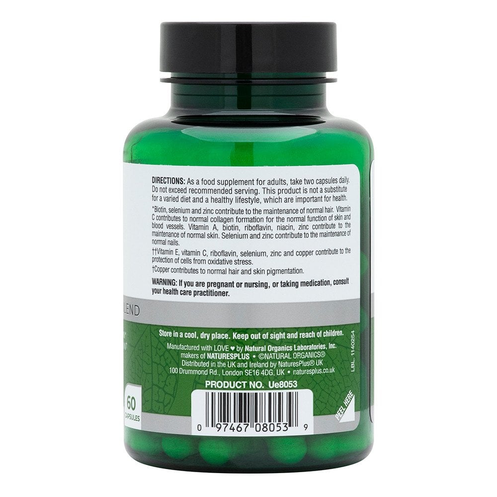 NaturesPlus BioAdvanced Hair, Skin and Nails 60 Capsules
