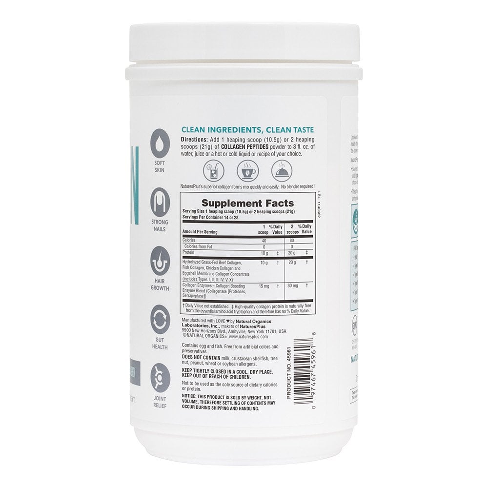 NaturesPlus Collagen Peptides 280g