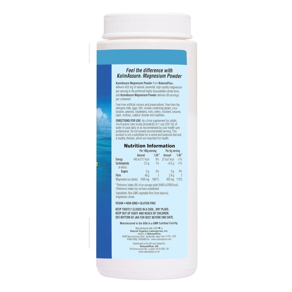 NaturesPlus Magnesium Powder - Unflavoured