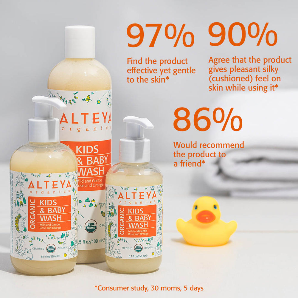 Alteya Organics Organic Kids & Baby Wash 150ml