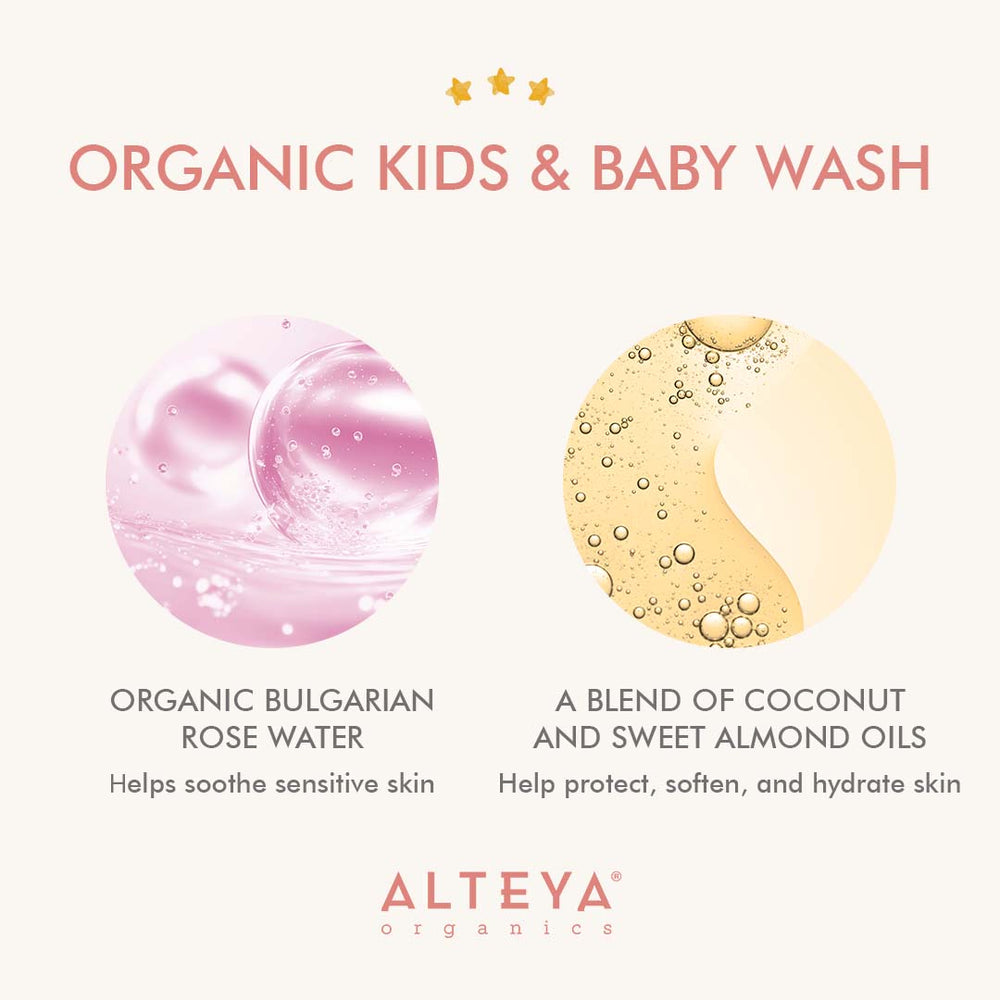 Alteya Organics Organic Kids & Baby Wash 400ml 6