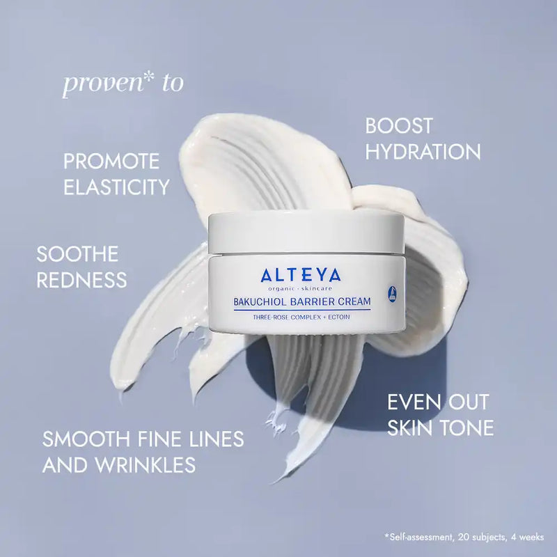 Alteya Organics Organic Bakuchiol Barrier Cream Rose Hydrobiome 8
