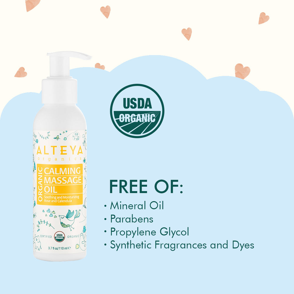 Alteya Organics Organic Calming Massage Oil 110ml 4