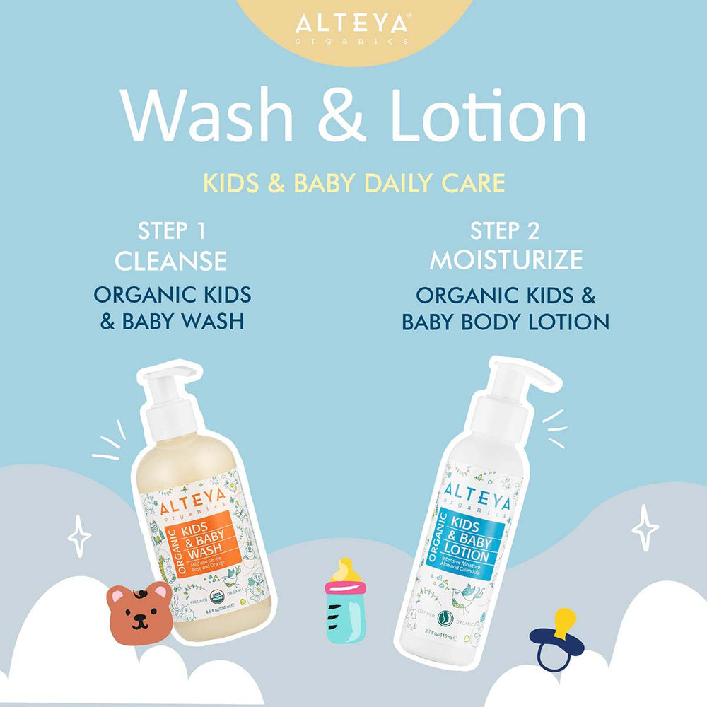 Alteya Organics Organic Kids & Baby Wash 400ml 3