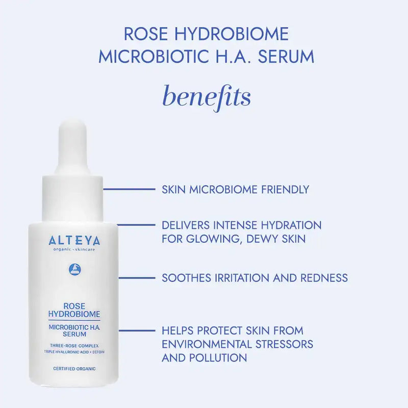 Alteya Organics Organic Microbiotic H.a. Serum Rose Hydrobiome 30 Ml 8