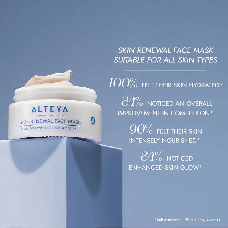 Alteya Organics Organic Renewal Face Mask Rose Hydrobiome 50 Ml 8