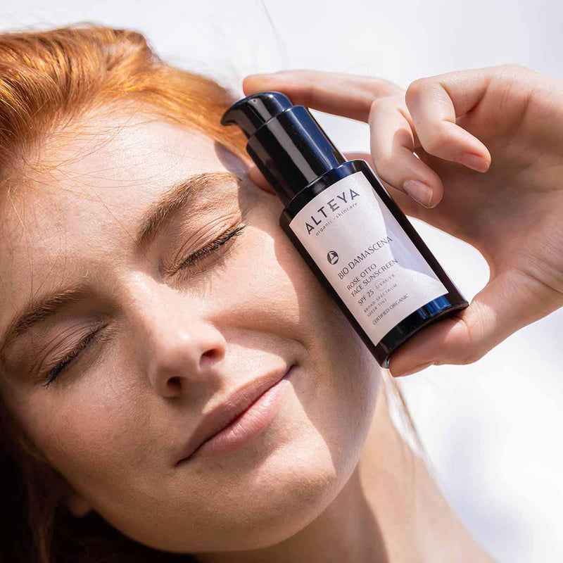 Alteya Organics Bio Damascena Organic Rose Otto Face Sunscreen Cream SPF25 5