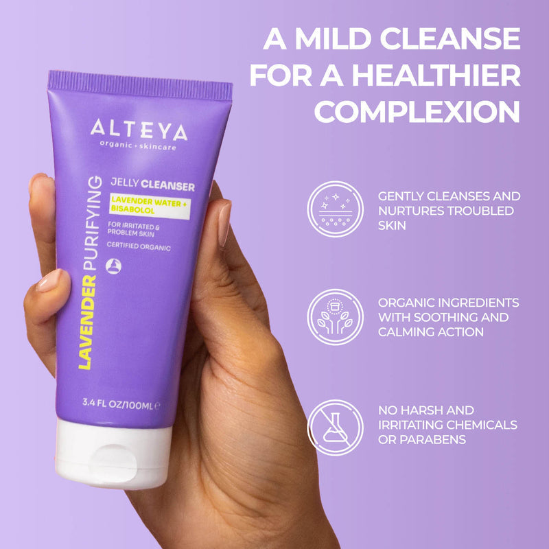 Alteya Organics Lavender Purifying Jelly Cleanser 100ml 7