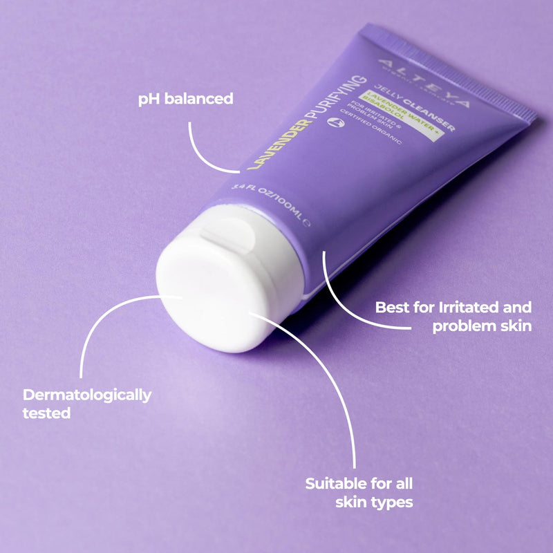 Alteya Organics Lavender Purifying Jelly Cleanser 100ml 4