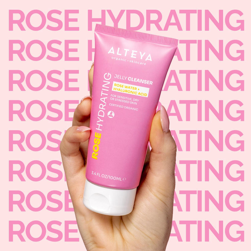 Alteya Organics Rose Hydrating Jelly Cleanser 100ml 3
