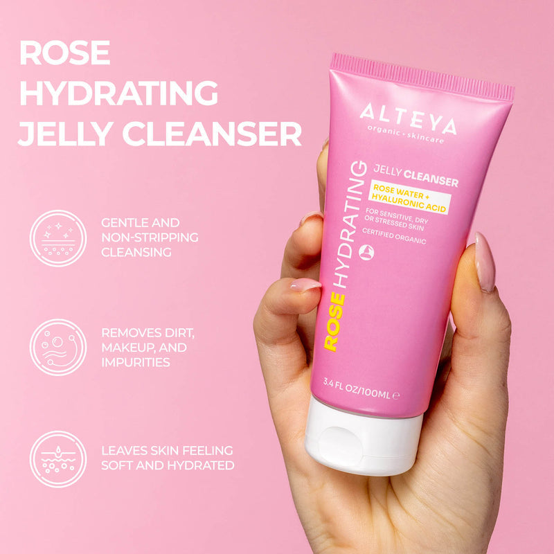 Alteya Organics Rose Hydrating Jelly Cleanser 100ml 6