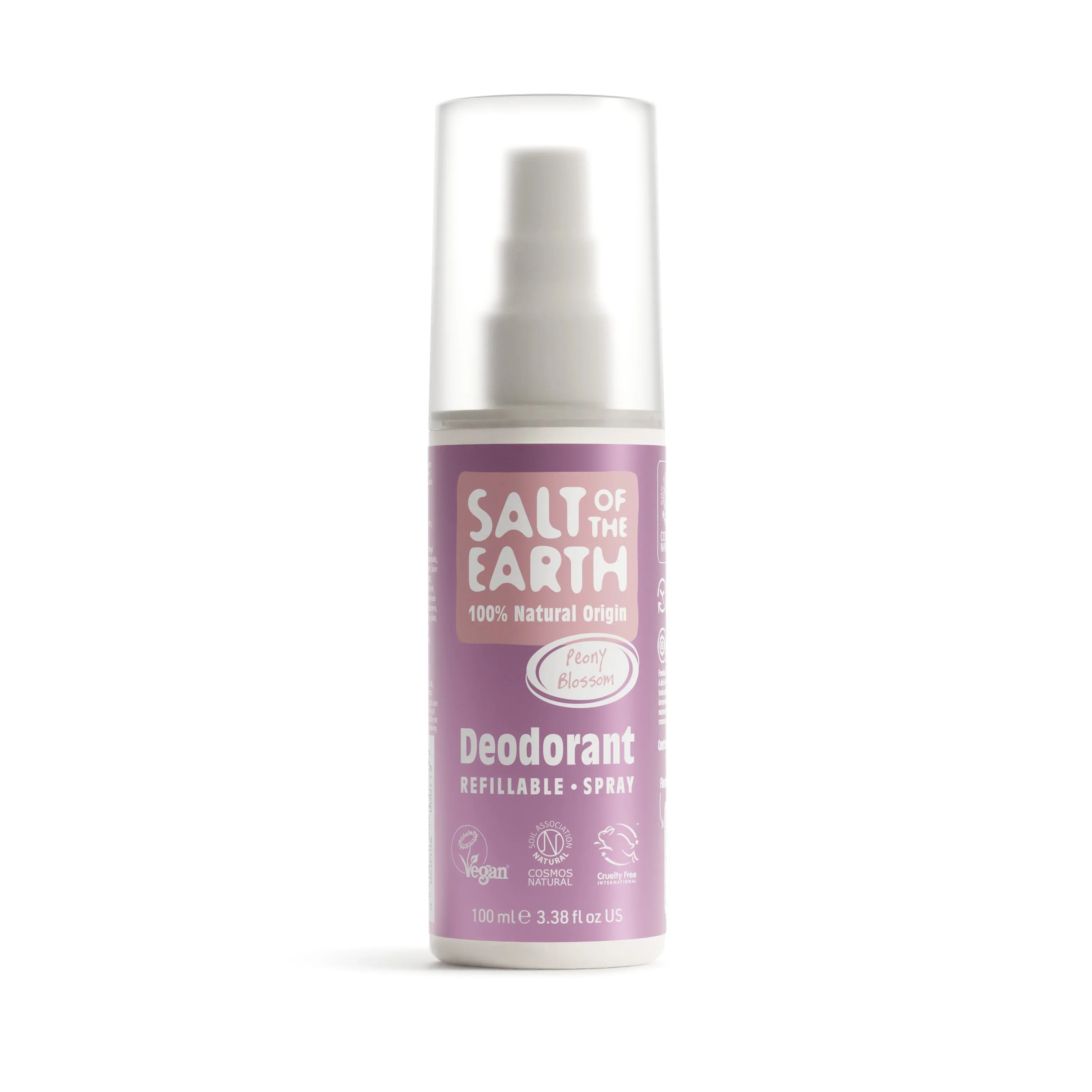 A.Vogel Salt of the Earth Peony Blossom deodorant spray (Pack of 2)
