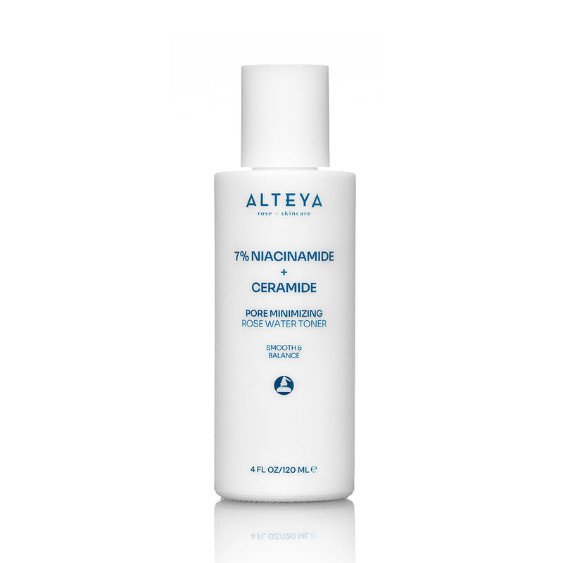 Alteya Organics Pore Minimizing Rose Water Toner (7% Niacinamide + Ceramide)