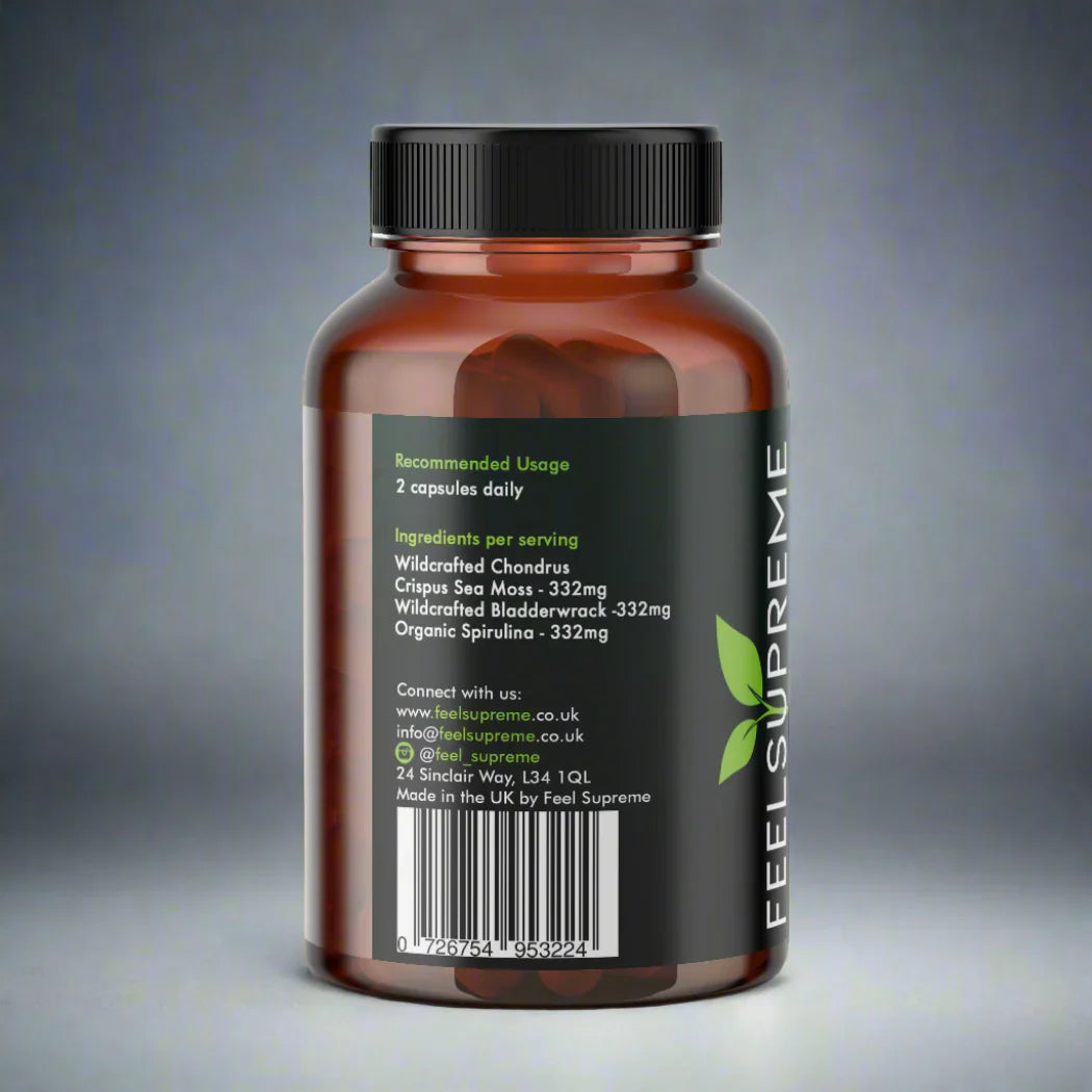 Feel Supreme Sea Moss with Bladderwrack and Spirulina 3