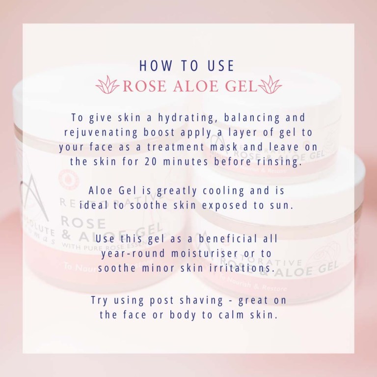 Absolute Aromas Rose Aloe Gel 5