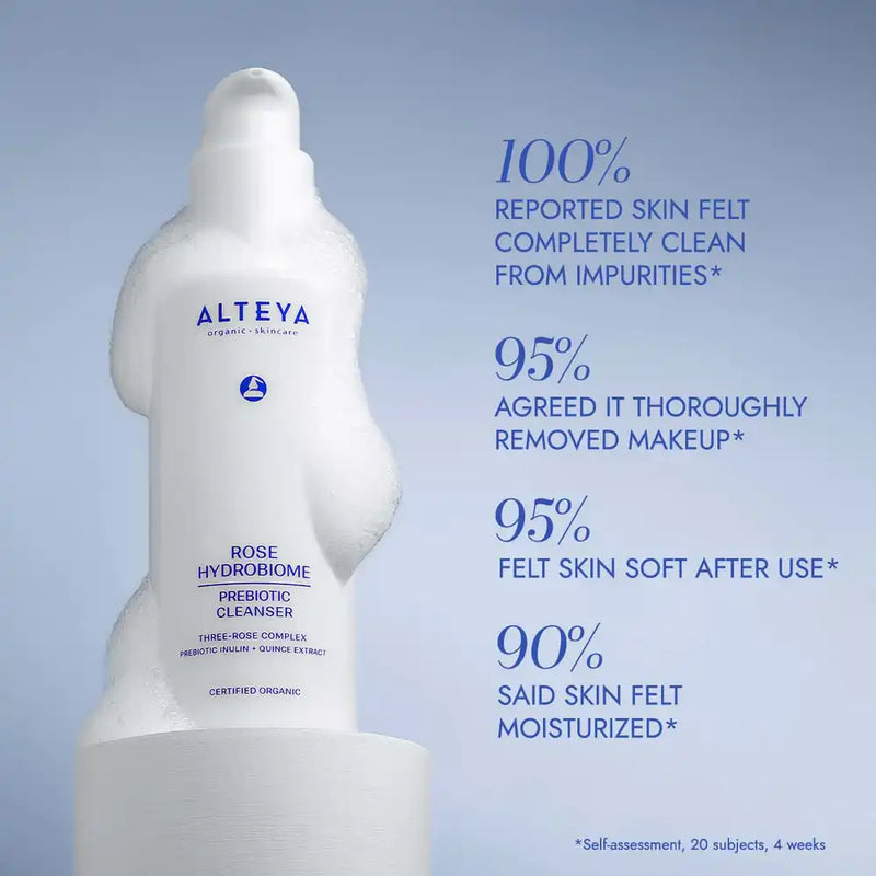 Alteya Organics Organic Prebiotic Cleanser Rose Hydrobiome 120 Ml 7