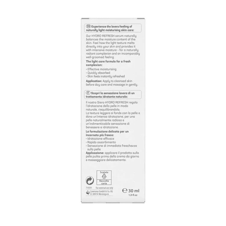 Lavera Hydro Refresh Serum - 30ml 5