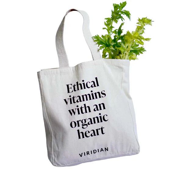 Viridian Cotton Shopper Bag