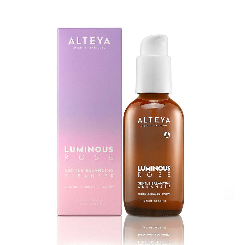 Alteya Organics Organic Luminous Rose Gentle Balancing Cleanser 120 ml