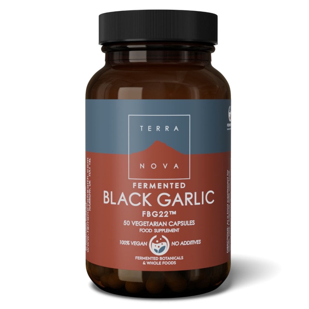 Terranova Fermented Black Garlic Fbg-22 - 50 Capsules