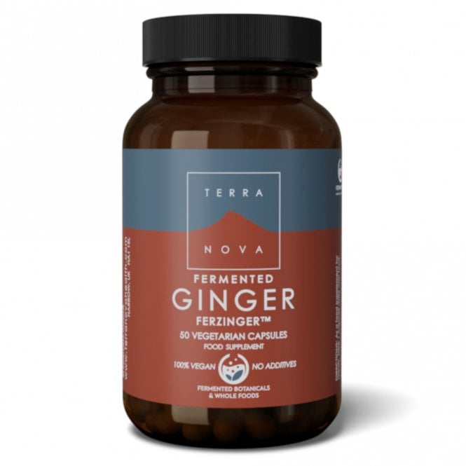 Terranova Fermented Ginger (Ferzinger) - 50 Capsules