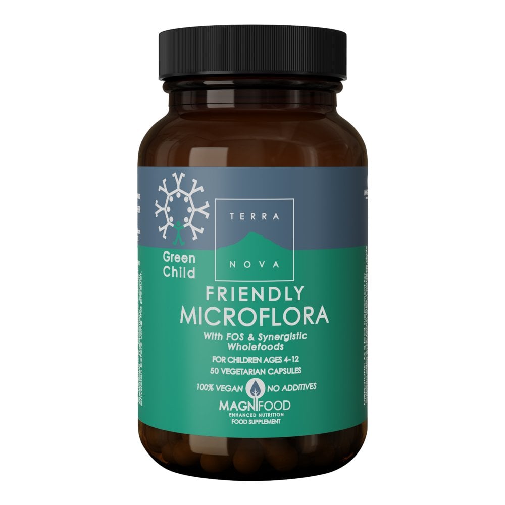 Terranova Green Child Friendly Microflora - 50 Vegicaps