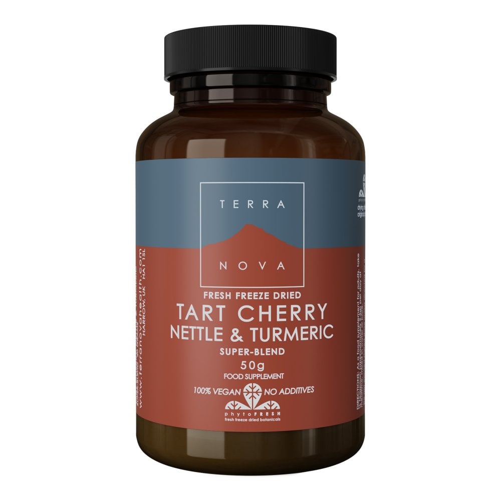 Terranova Tart Cherry Nettle & Turmeric - 50g Powder