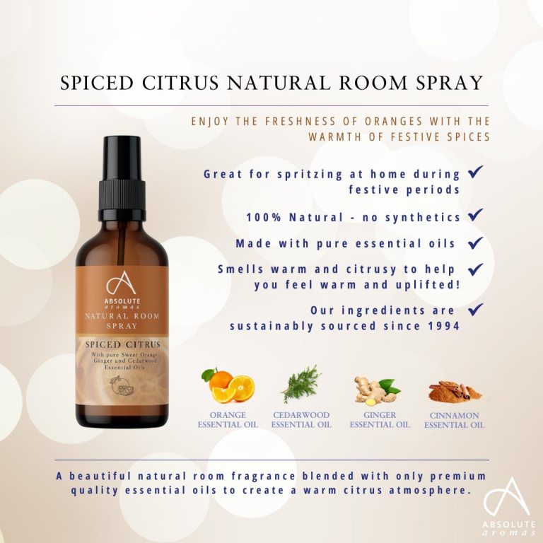Absolute Aromas Spiced Citrus Natural Room Spray 4