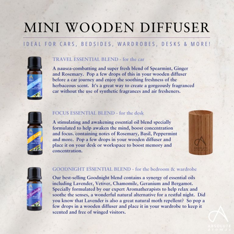 Absolute Aromas Wooden Mini Diffuser 5